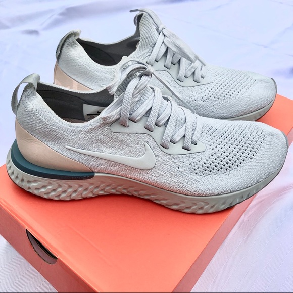Nike Shoes - Nike Womens Epic React Flyknit Platinum Beige 7.5